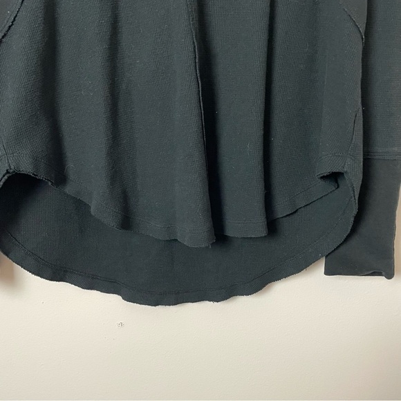 Lucky Brand Boho Thermal Shirt | Size Large | Black - Picture 4 of 9